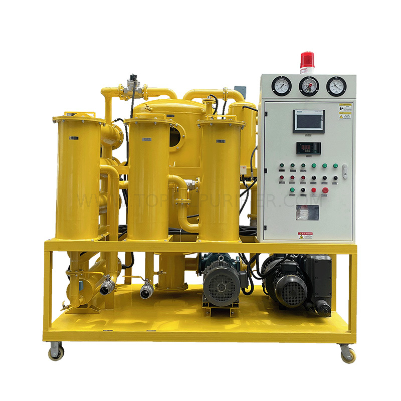 Equipo de filtración de aceite de transformador completamente automático ZYD-A PLC