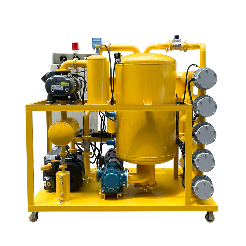 Equipo de filtración de aceite de transformador completamente automático ZYD-A PLC