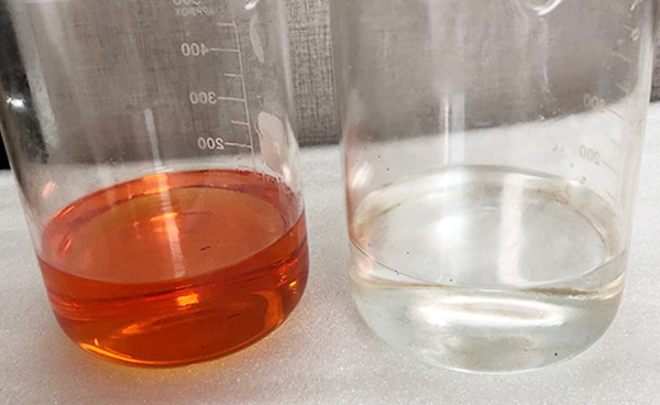 equipo de decoloración de aceite