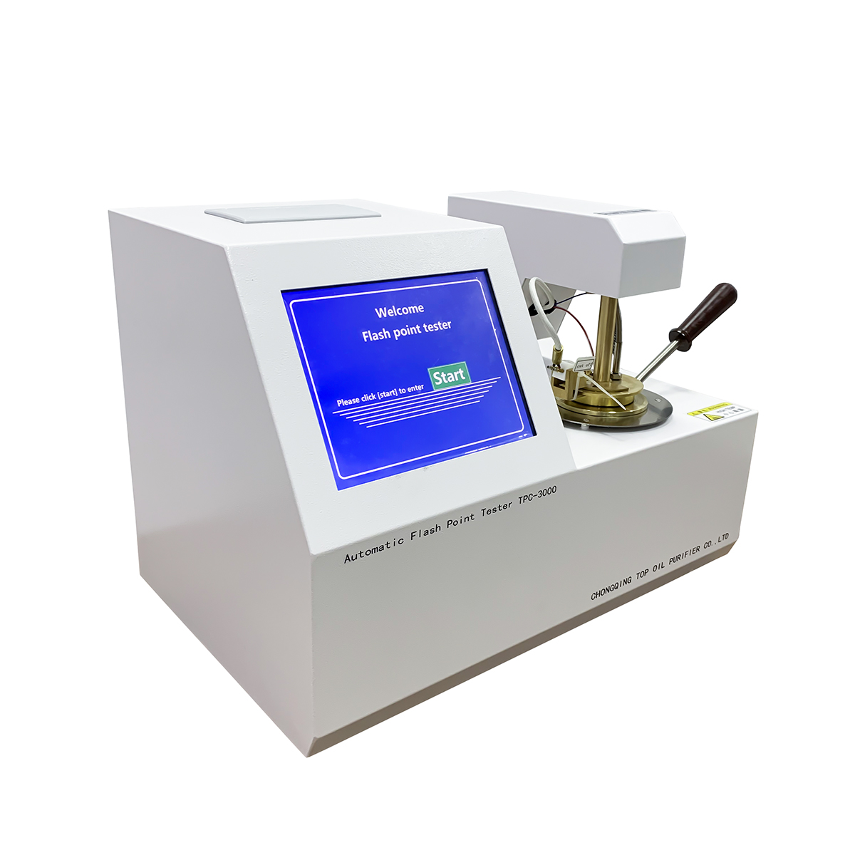 Analizador de punto de inflamación completamente automático ASTM D93 (copa cerrada) TPC-3000