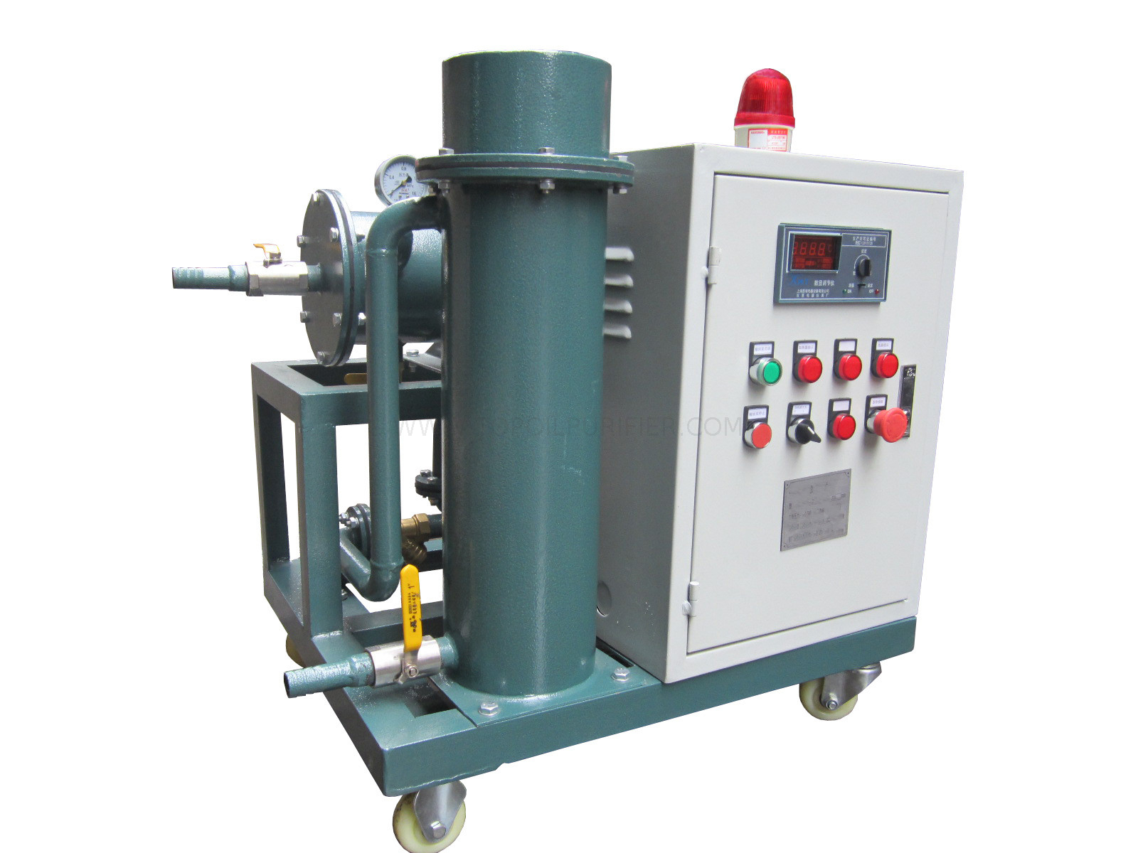 Máquina de filtrado de aceite portátil serie JL-H con calentador